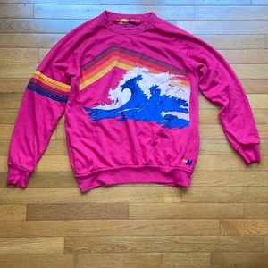 Aviator Nation Pink Crewneck